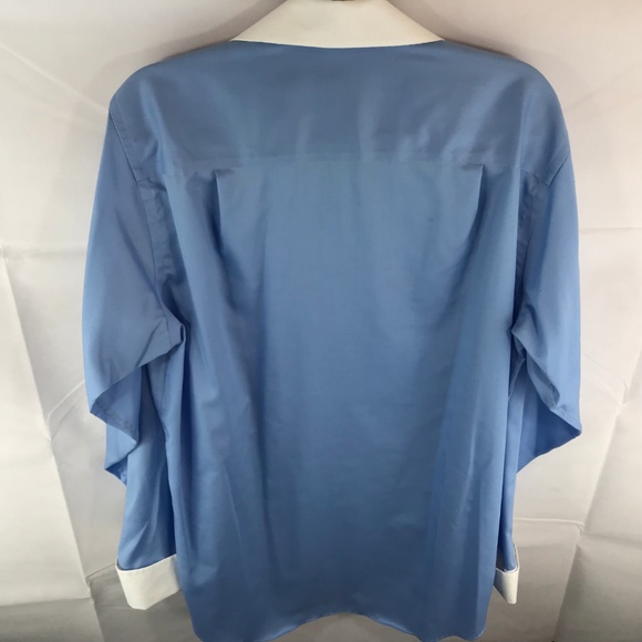 Donald Trump Cuff Dress Shirt 16.5 34/35 2 Tone - Picture 6 of 7